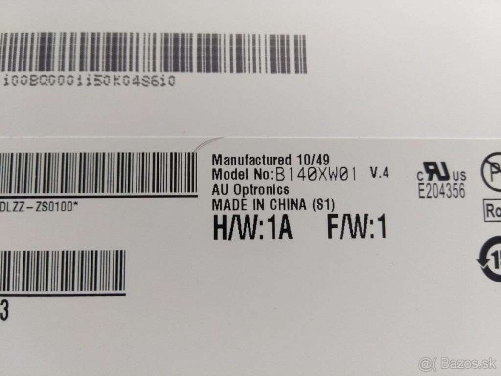 predám 14" display (displej) z notebooku HP elitebook 8440p - 4