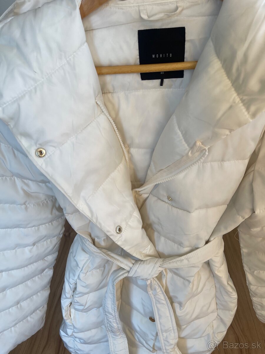 Dámska bunda biela - 4