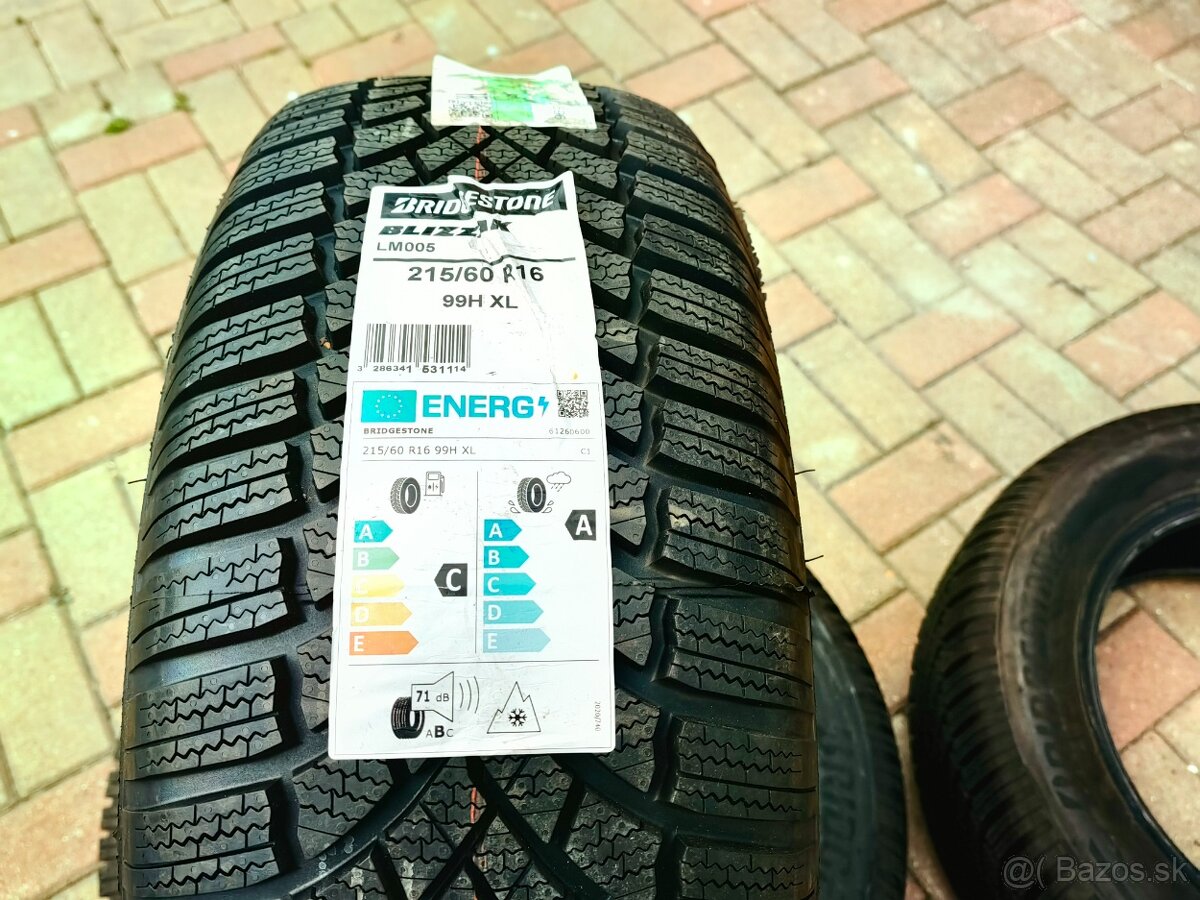 Bridgestone 215/60 R16 zimné - 4
