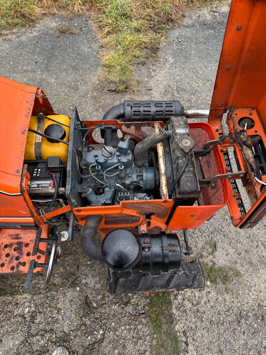 Kubota B10D, 4x4, rotavator, 10koni - 4