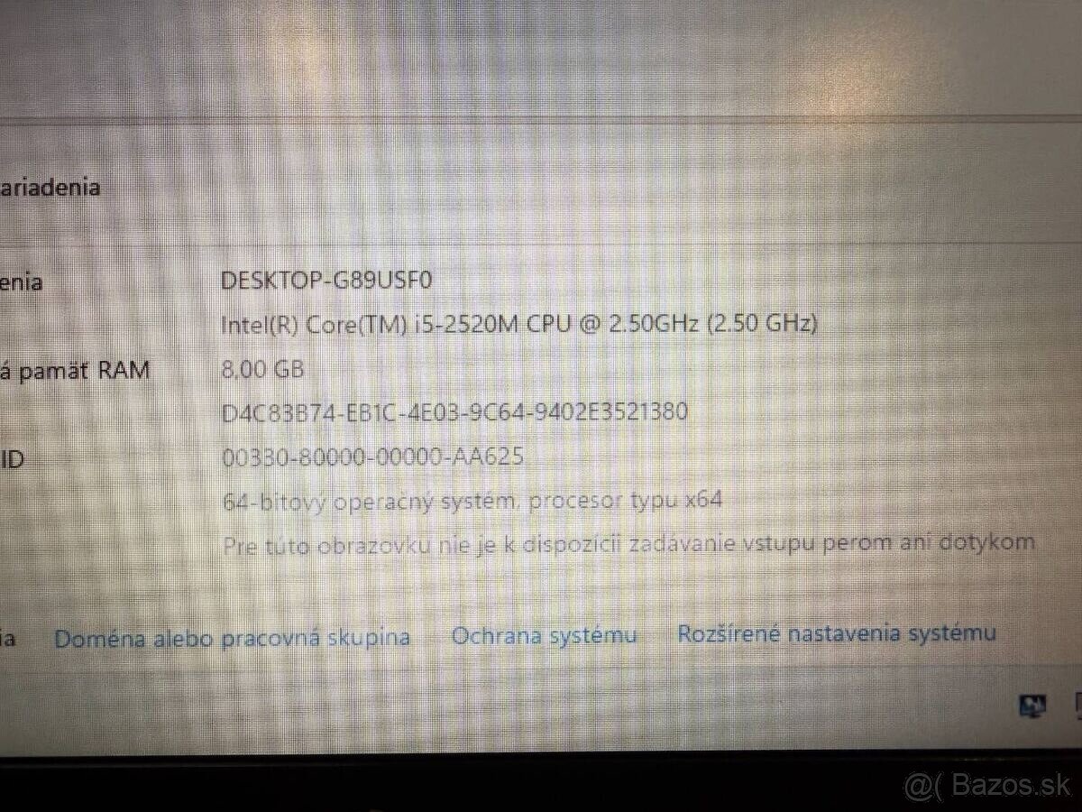 Notebook HP EliteBook 8460p i5 / 8GB RAM / 500GB HDD - 4