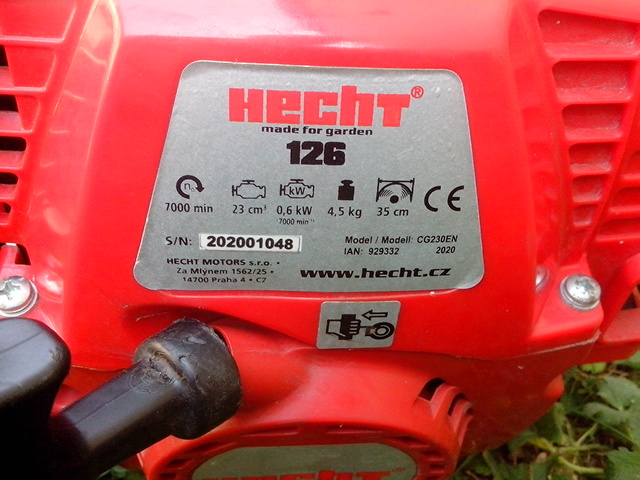 Vyžínač Hecht 124R a126 - 4