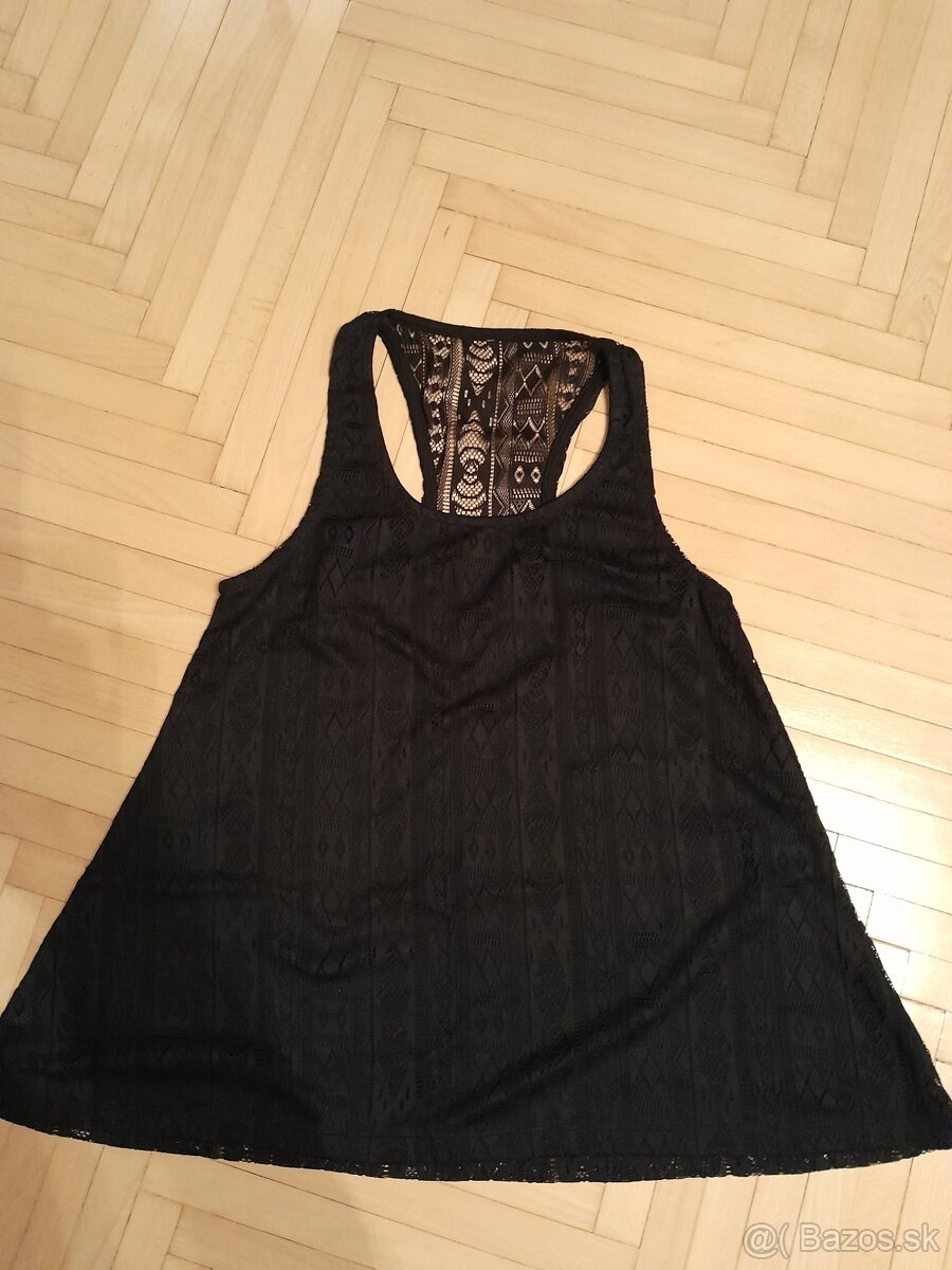 Tričko dámske, tielko, krátky crop top - 4