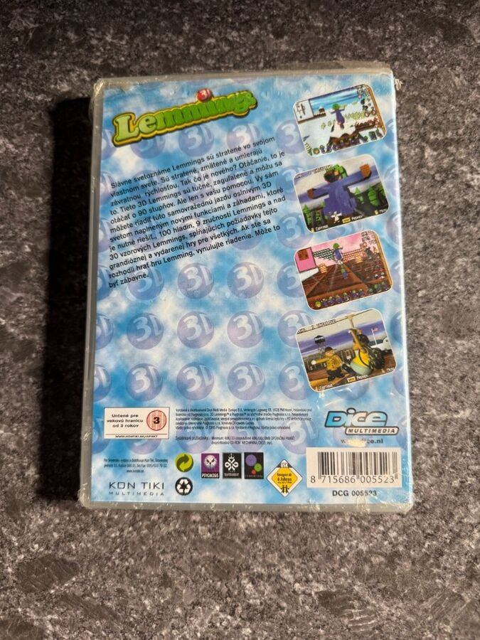 Lemmings 3D (1995) – Neotvorené v originálnom obale - 4