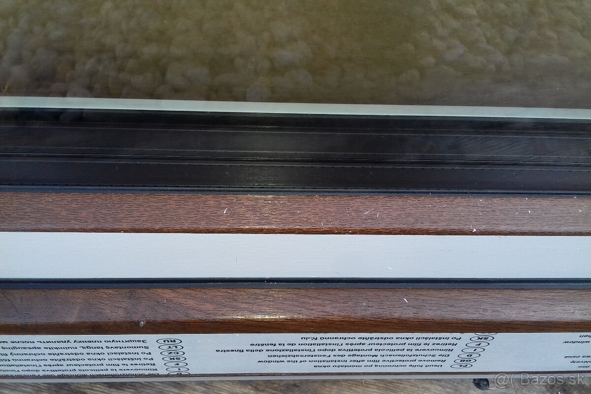 Predám balkonové dvere180x207 dvojdielne,dvojkridlo.trojsklo - 4