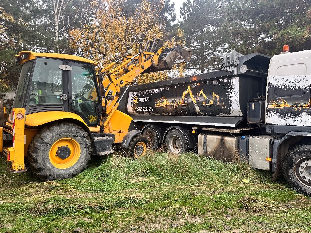 Zemne , vykopove, buracie prace -JCB 3cx - 4