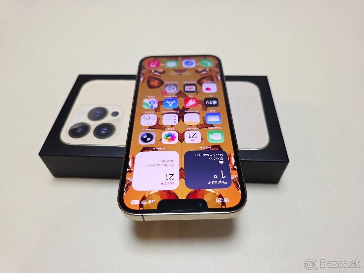 APPLE IPHONE 13 PRO GOLD TOP STAV,BATERKA 100% - 4