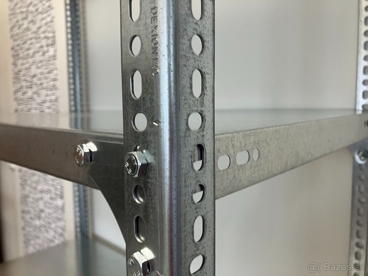 Kvalitné pozinkované kovové regály - 4