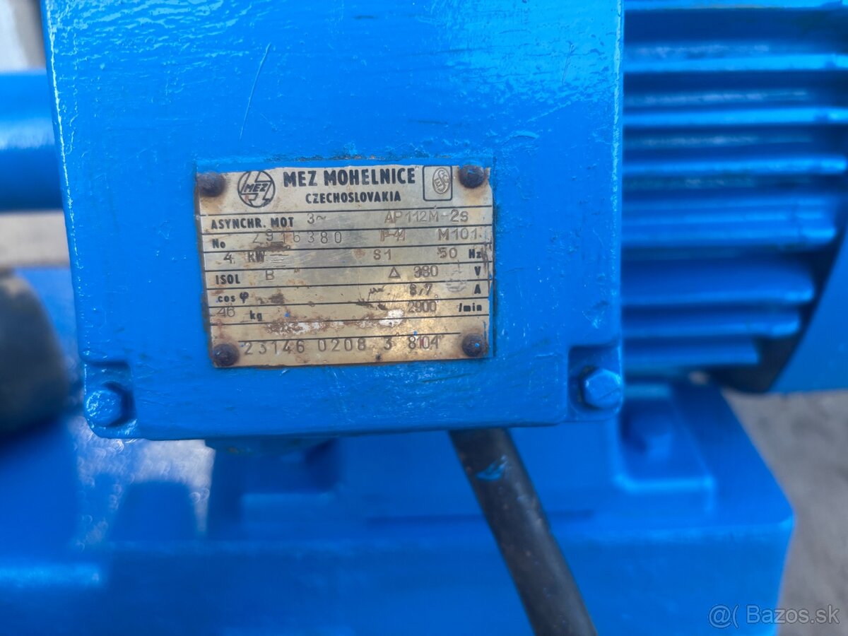 Priemyselné 8 turbínové čerpadlo s el. motorom 4 kW. - 4