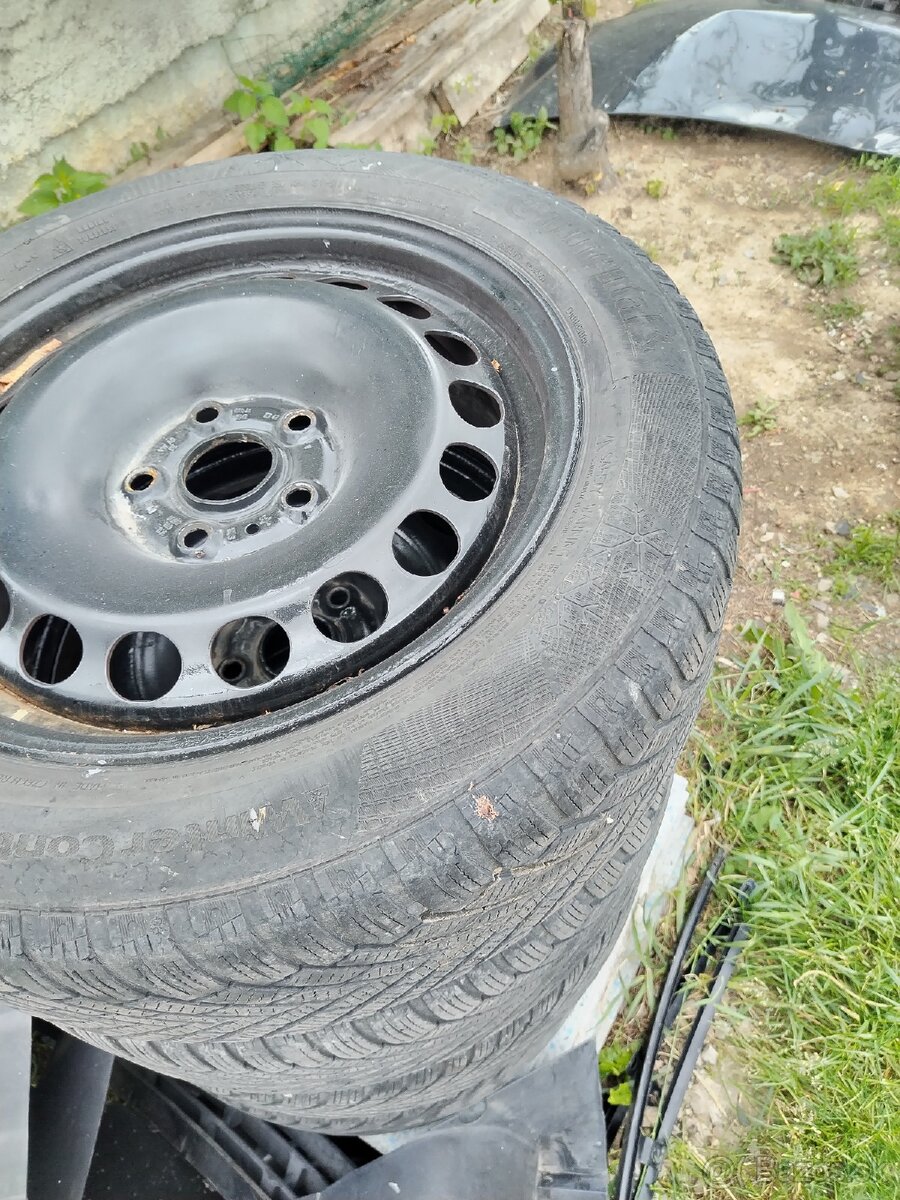 Predám zimné pneumatiky na O2, golf 5 - 4