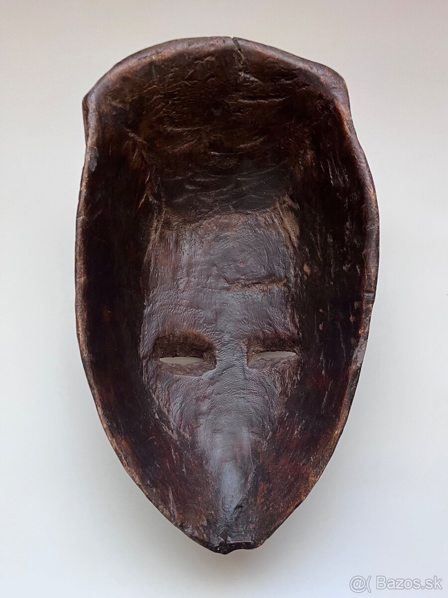 Africká drevená maska Dan - 4