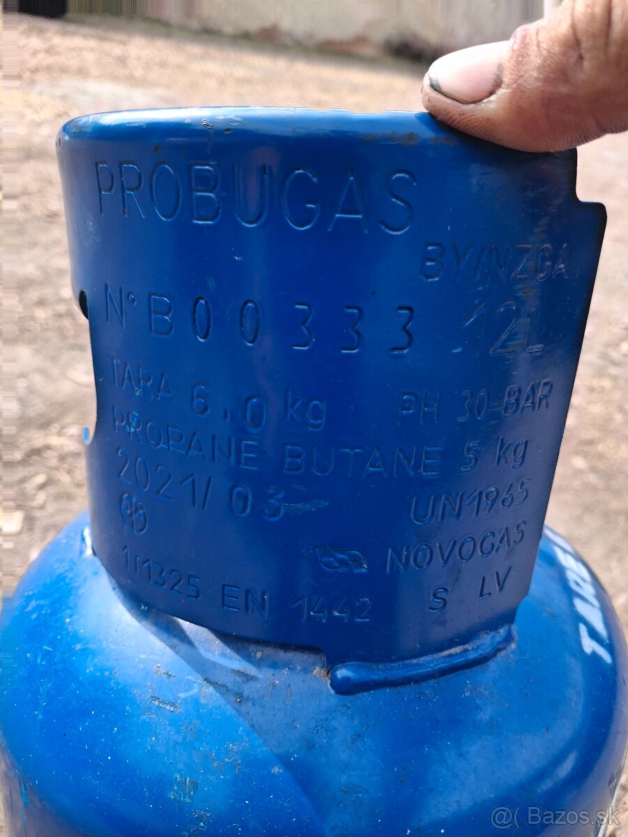 Bomba plynová + regulator. 6kg - 4