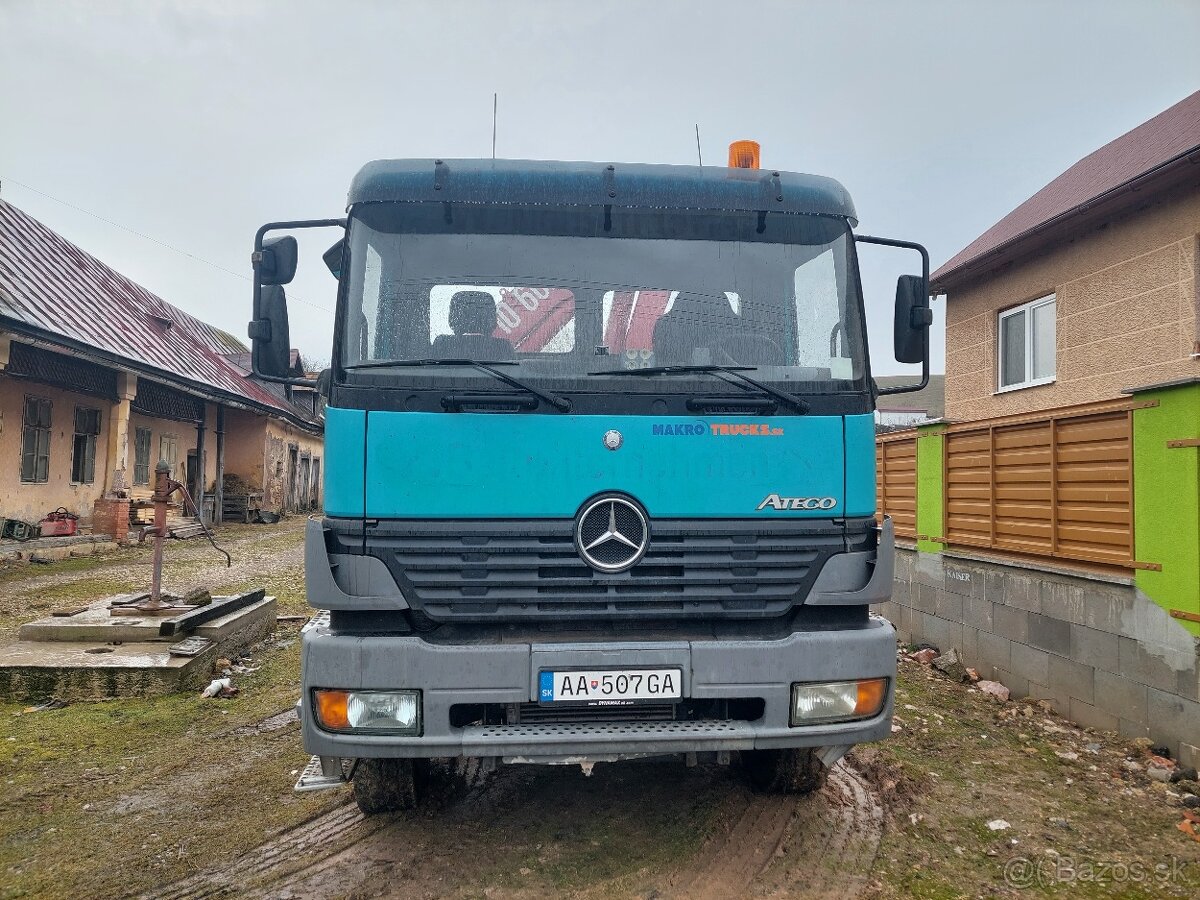 Mercedes Atego 1828 4x4 vyklapač +hyd. ruka, odpočet DPH - 4