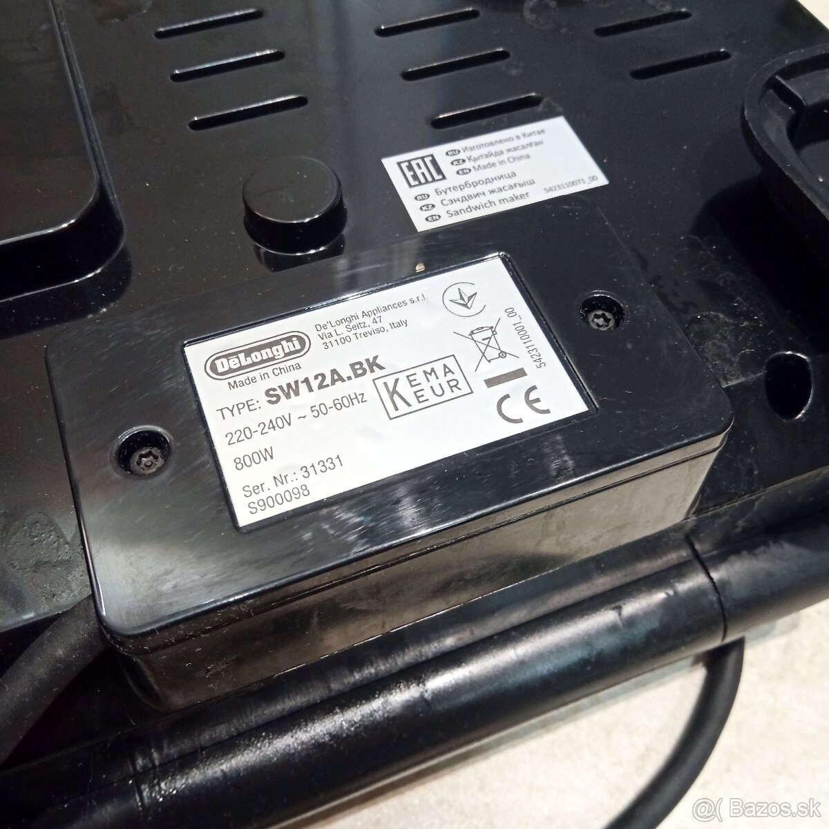 Delonghi grill s vyberatelnymi platnickami - 4