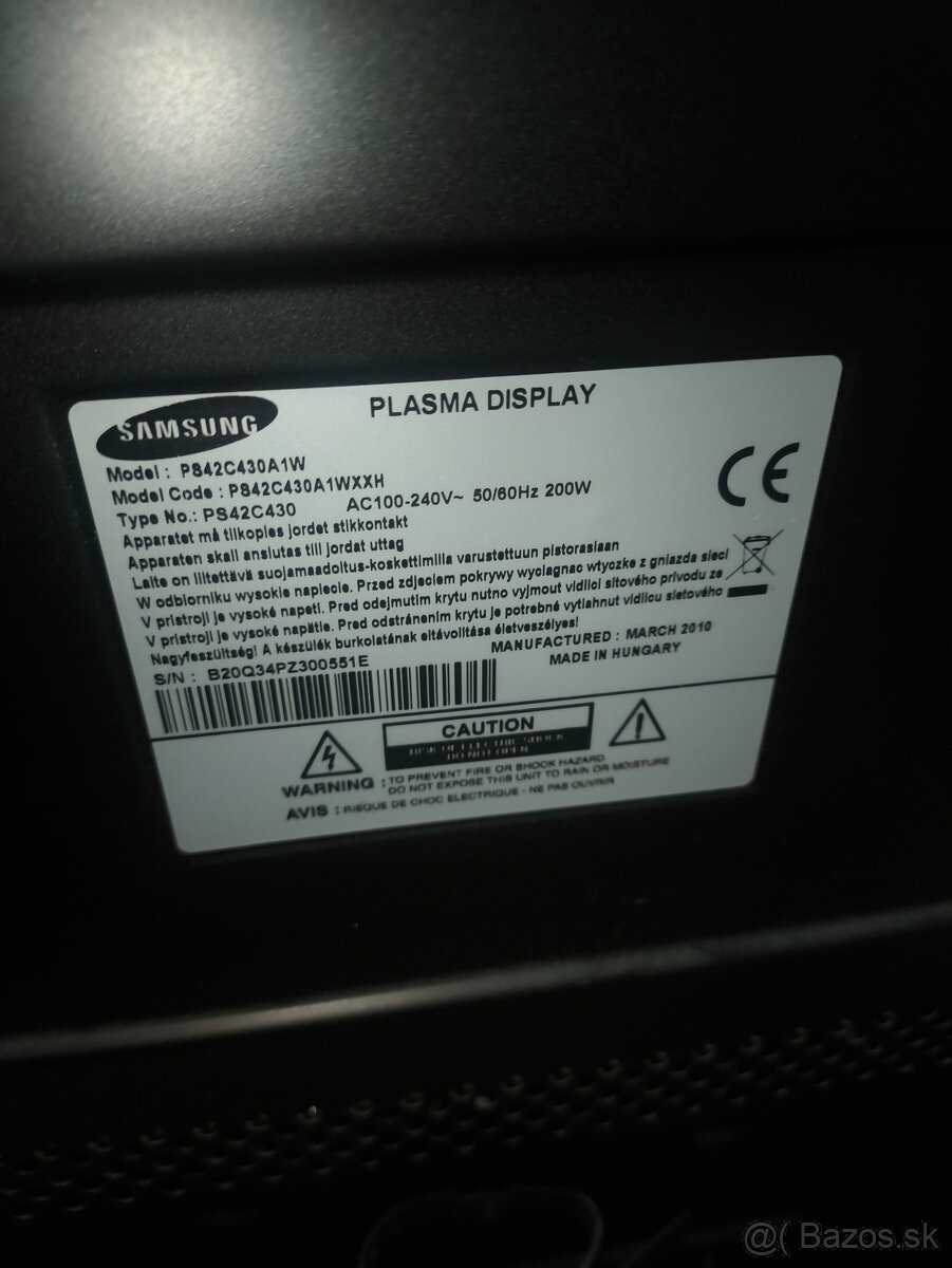 Samsung PS42C430 - 4