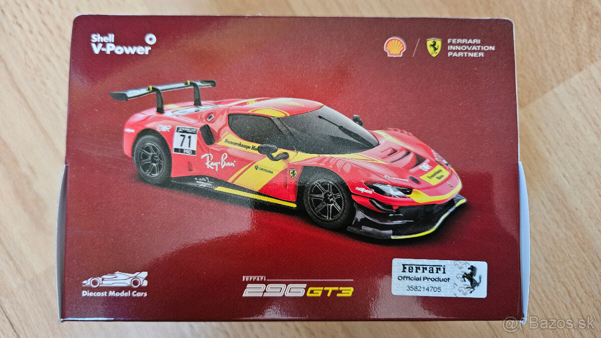 Shell autíčko FERRARI 296 GT3 - 4