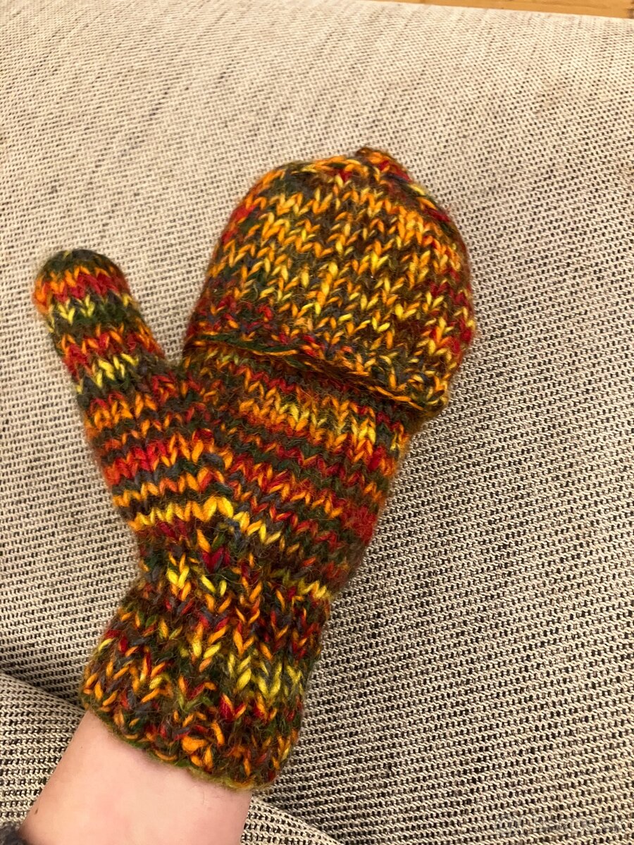 Pletené rukavice - 4