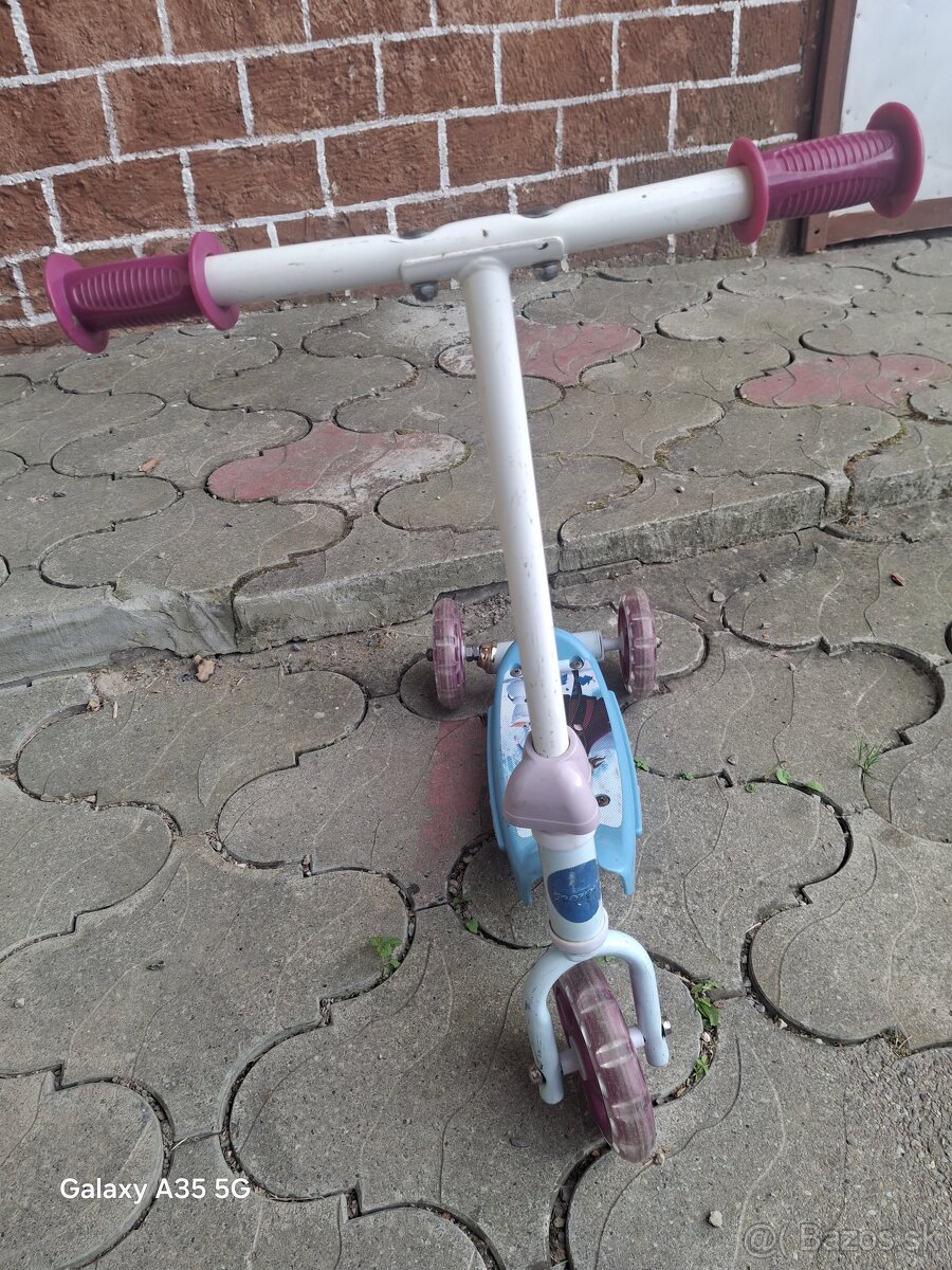 Frozen bicykel + kolobezka elsa a anna - 4