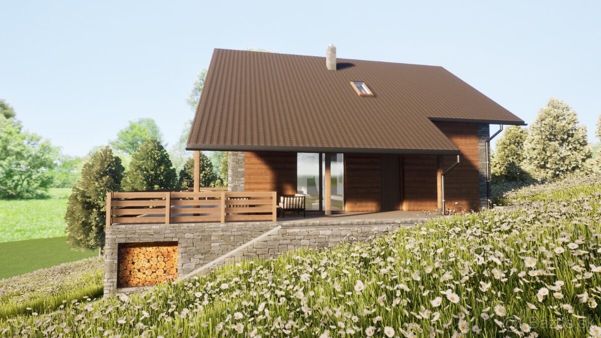 Stavebný pozemok chata stavebným povolením komplet - 4