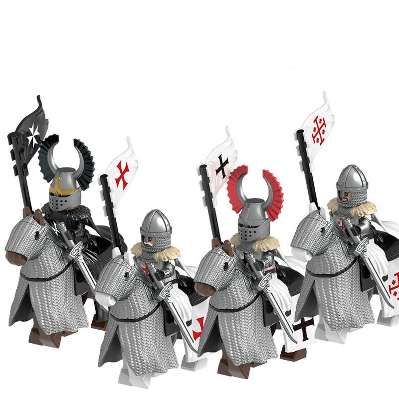 Figúrky Rytieri 1 (8ks) - typ lego, nové, nehrané - 4