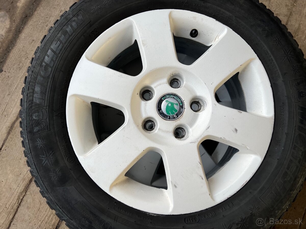 Škoda ALU 6x15, 5x112x57 ET 47, 195/65R15 91T Michelin - 4