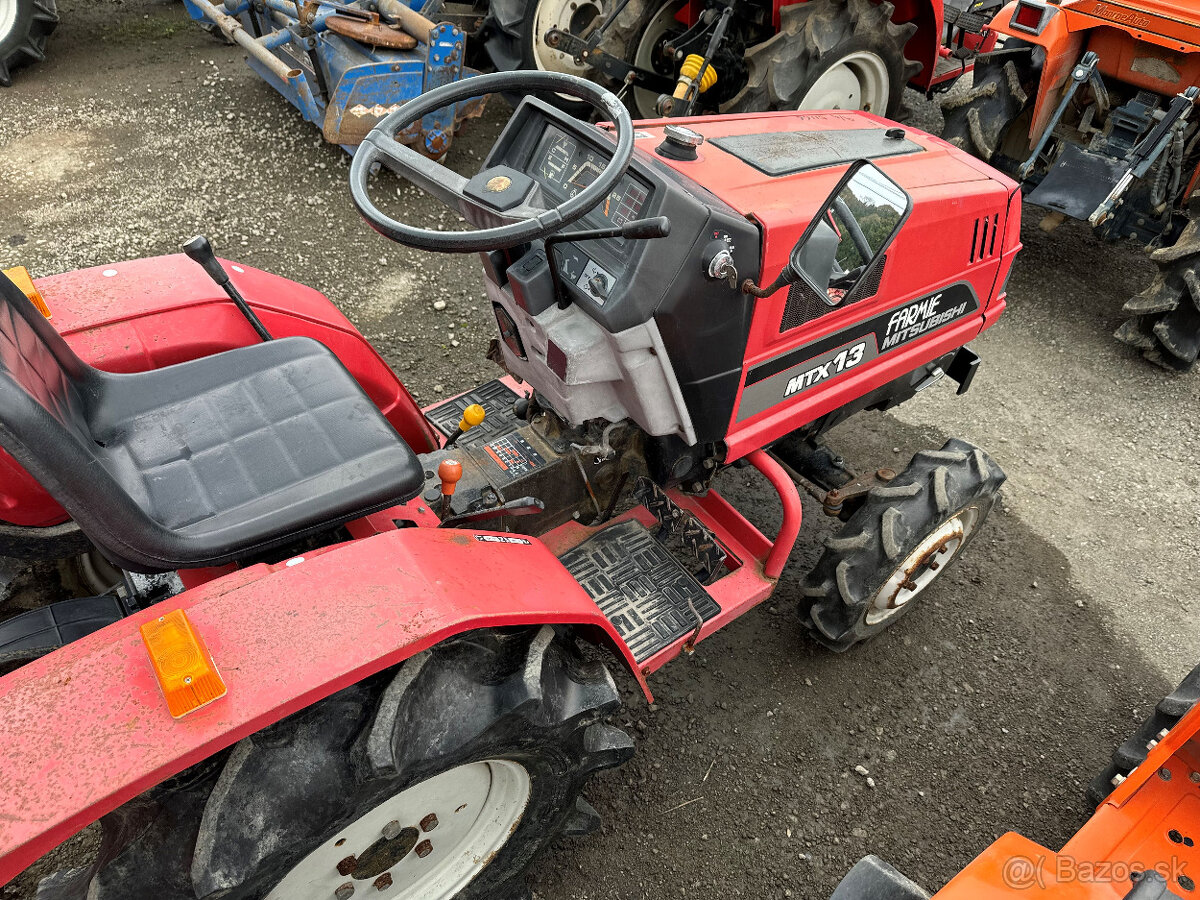 Malotraktor Mitsubishi MTX13 s rotavátorom - 4