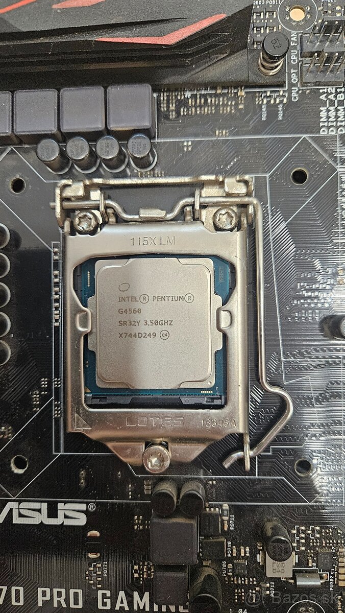 Asus Z170 pro gaming + cpu intel pentium G4560 - 4
