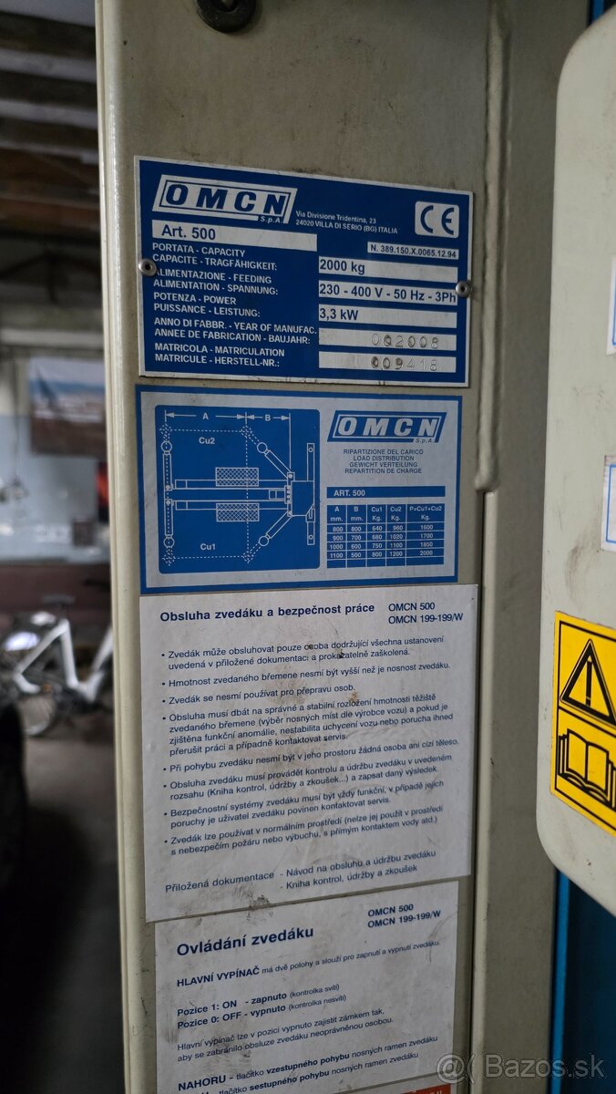 zdvihak 1 stropny 2000t autosevis - 4