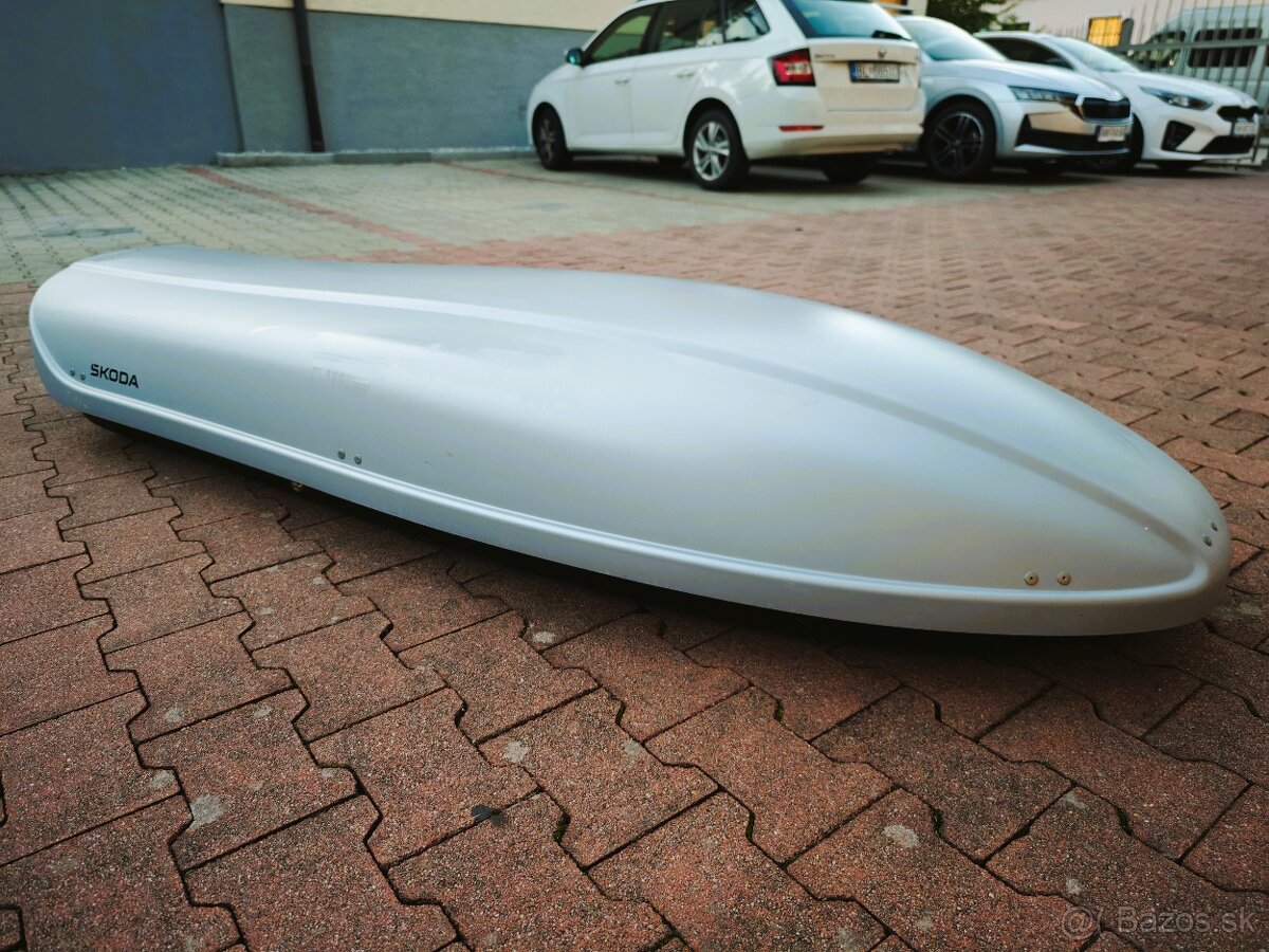Predám úplne nový originálny ŠKODA strešný box 380l - 4