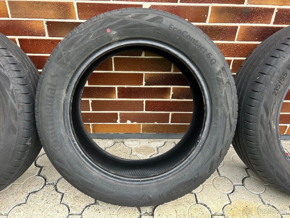 Nové Letné pneu 4ks Continental ECOCONTACT 215/55R18 - 4