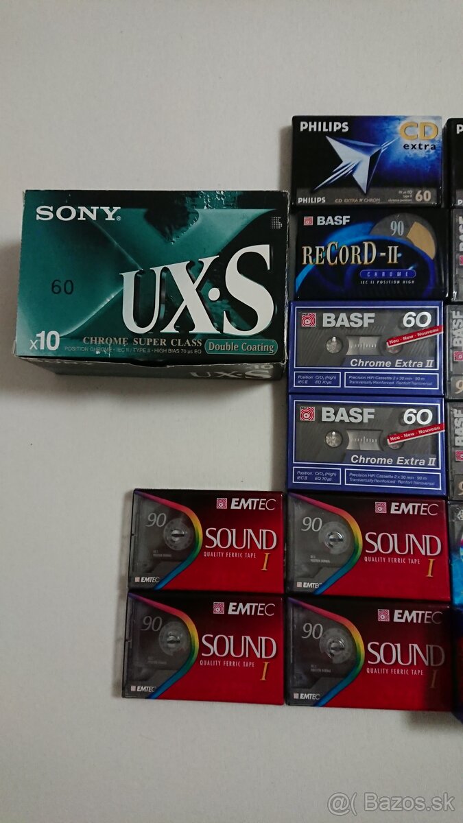 Audio kazety BASF, TDK, PHILIPS, SONY, MAXELL., a iné značky - 4