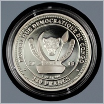 2013 Big Five silver- The Rhinoceros PROOF - 4