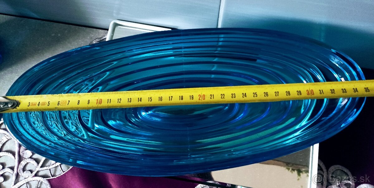 Retro sklo - vázy, košíky, misa - 4