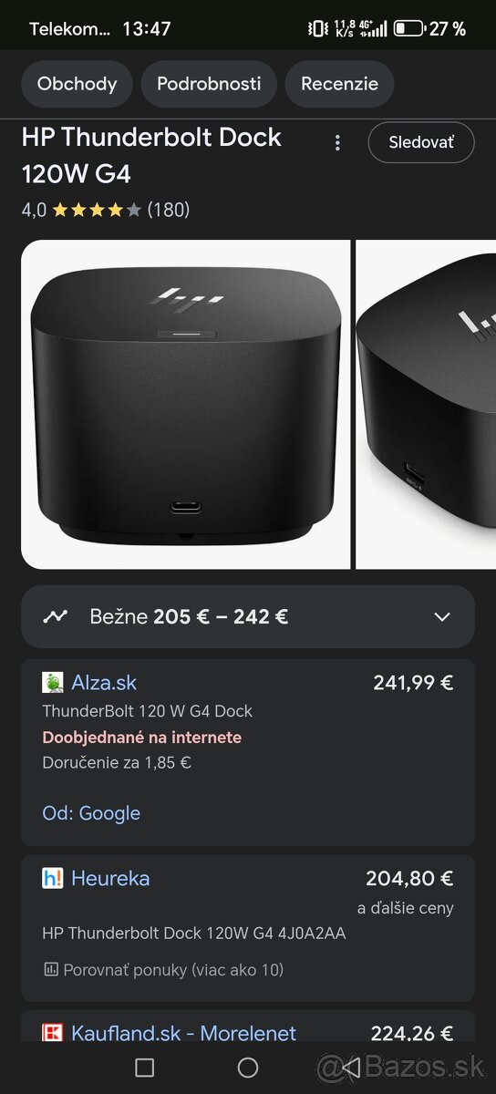 Dock HP Thunderbolt g4 120w - 4