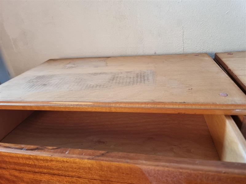 Nocne stoliky mezulanik, retro, opalove sklo - 4