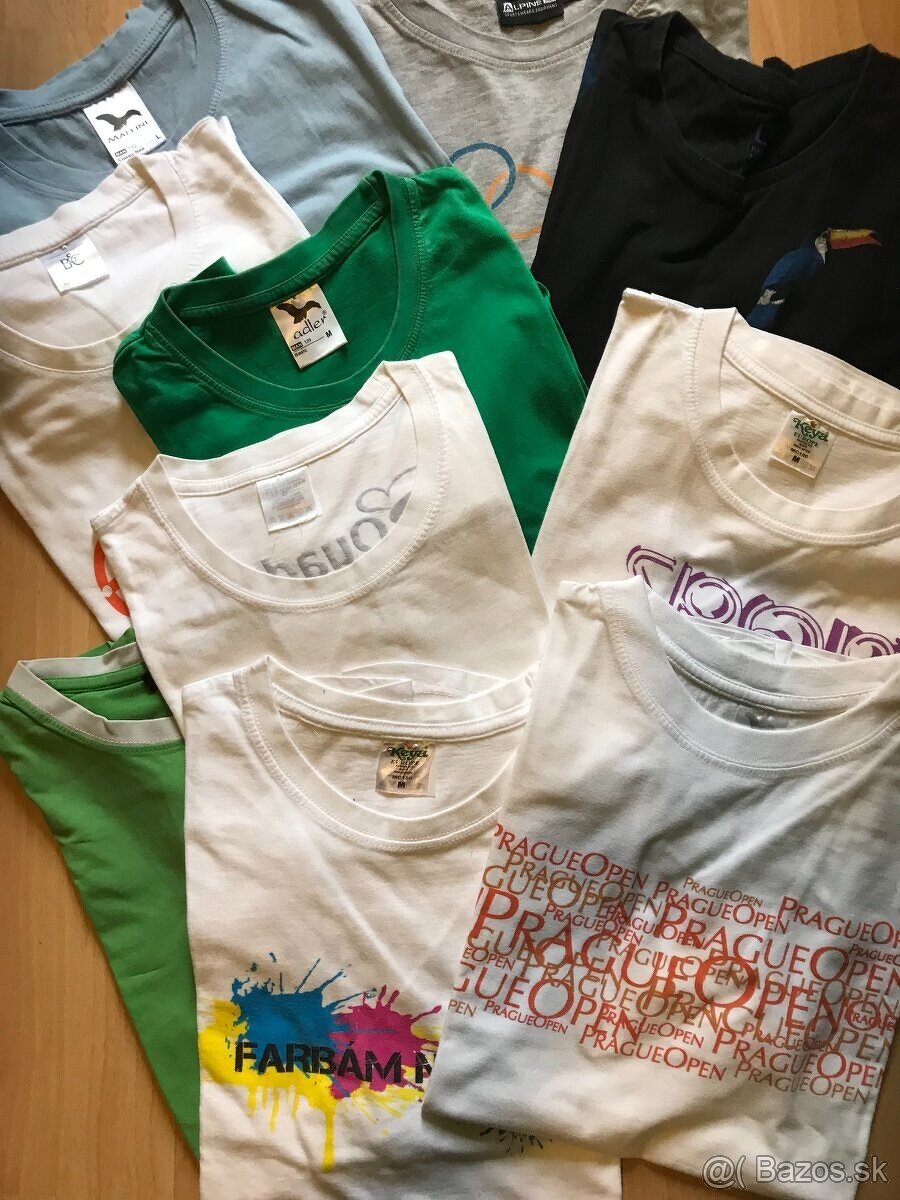 TRIČKÁ mix veľ. M (cca 20ks) max do 5kg - 4