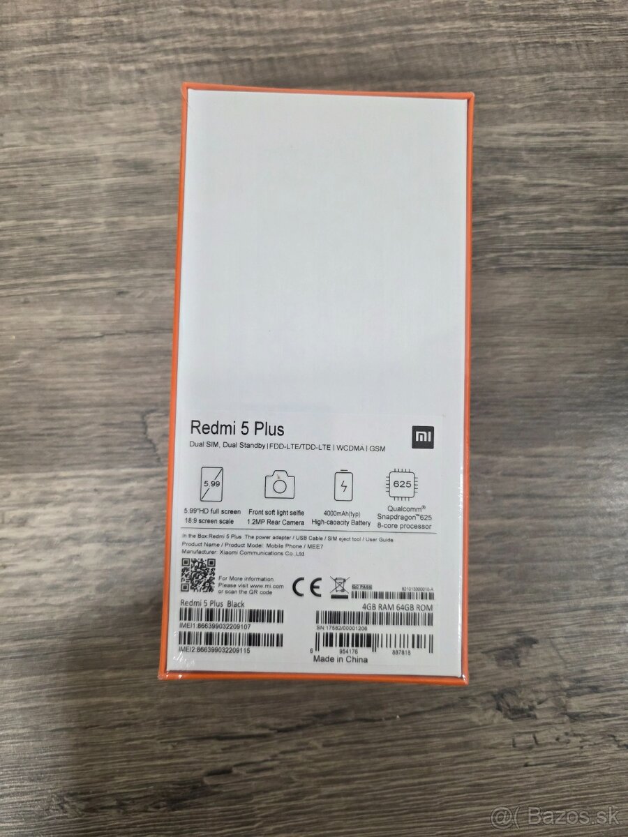 Redmi 5 plus 4/64GB Nerozbalený - 4