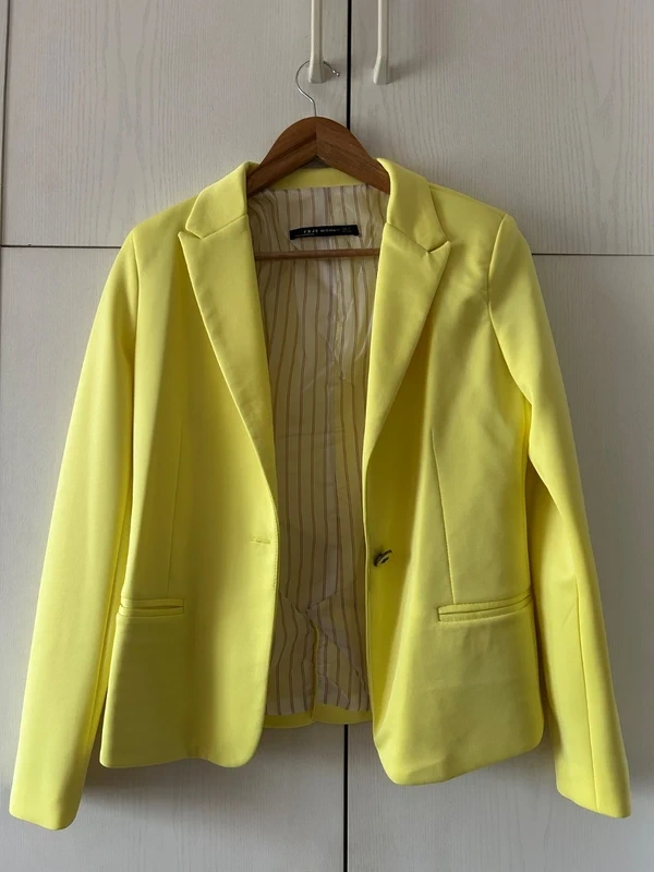 Dámske žlté sako - 4