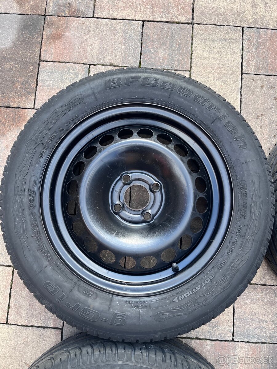 Plech. disky Opel R15, 4x100 - 4