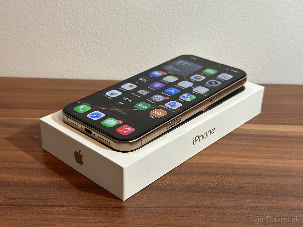 Apple Iphone 16 pro max 256GB Desert Titanium - zlatý - 4