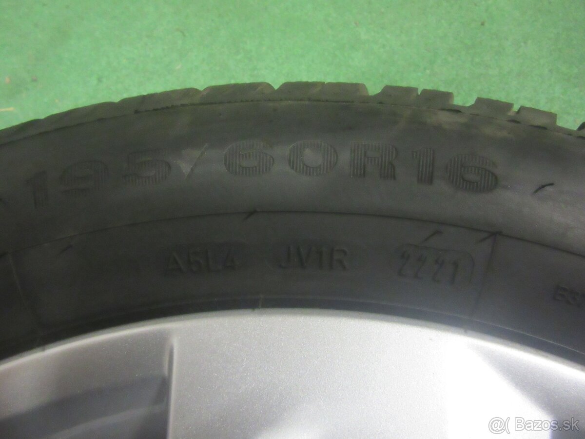 R16 zimná sada ŠKODA rozteč 5x100 195/60R16 Dunlop - 4