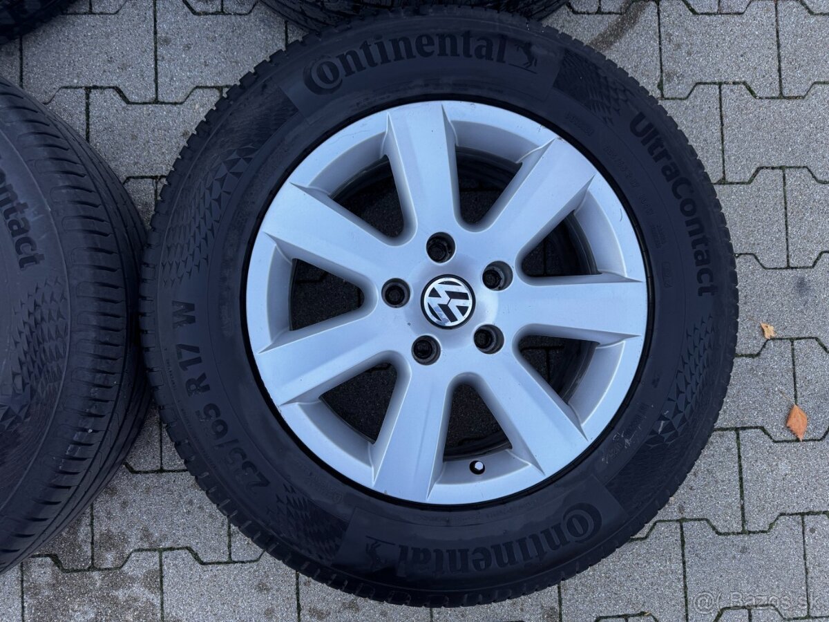 R17 5x130 Original Volkswagen Touareg 7.5J + 235/65 letné - 4