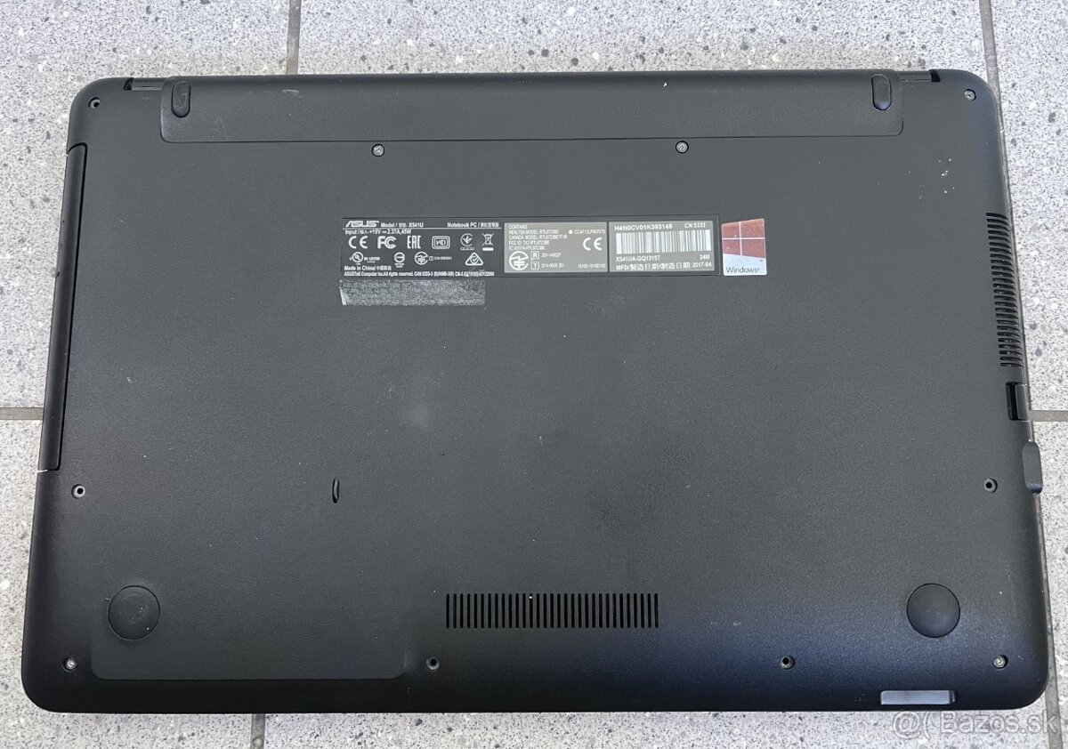 Asus X541U / Intel i3 6006U / 4GB RAM / 320GB HDD / 15.6" - 4