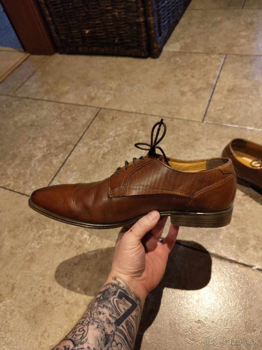 Kožená obuv AM Shoe company, velkost 44 - 4