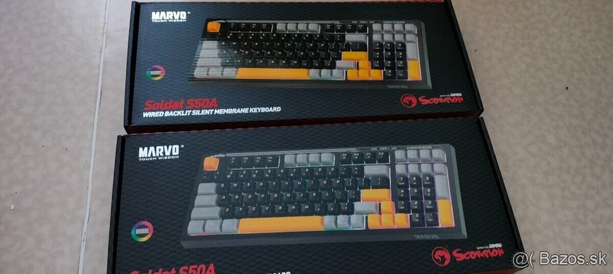 klávesnica Marvo SOLDAT S50A - záruka - 4