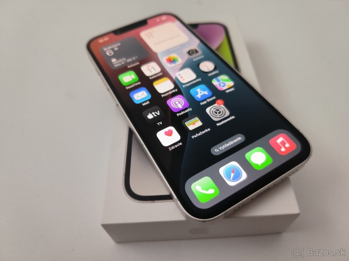 apple iphone 14 128gb Starlight / Batéria 100% - 4