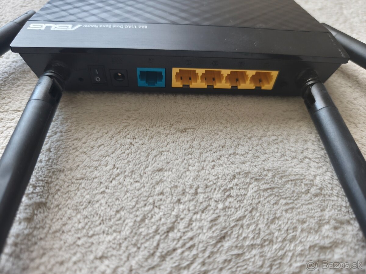 WiFi router Asus RT-AC1200 v2 Dvojpasmový 2.4GHz + 5GHz - 4