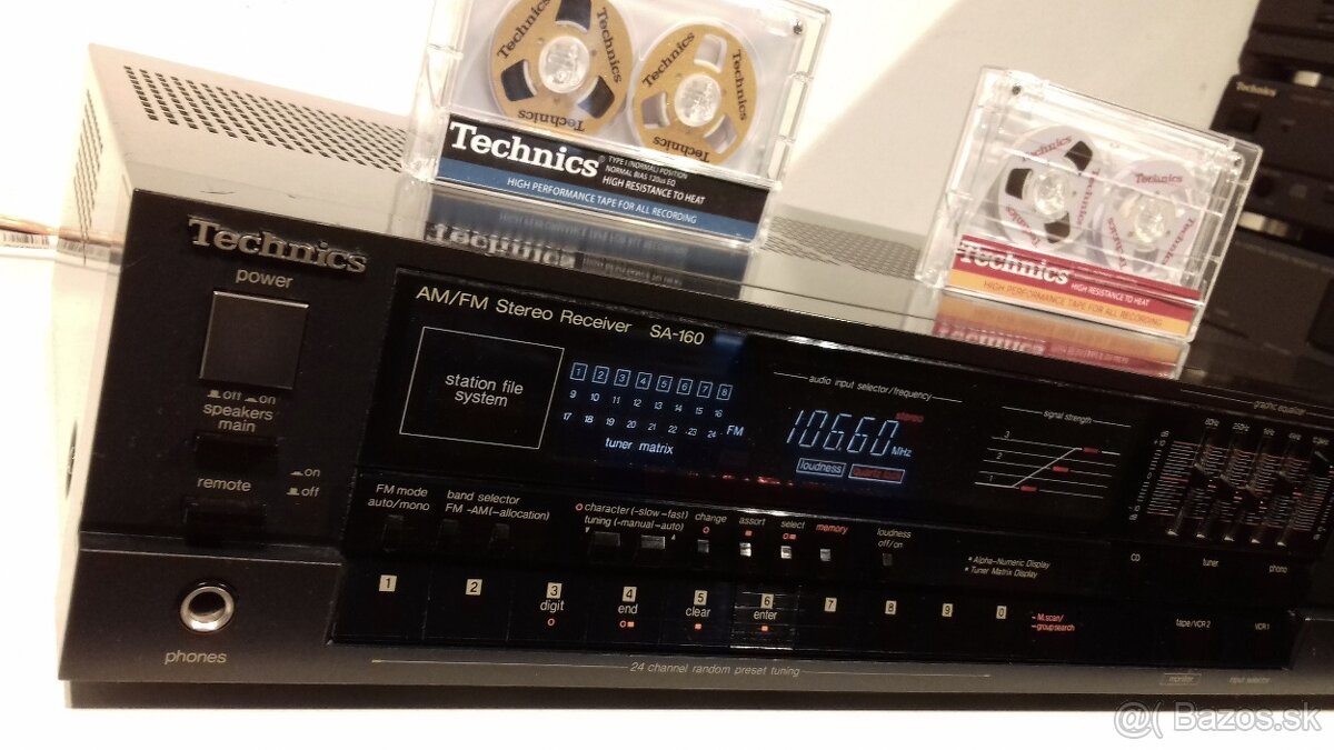 250W Zosilnovac+Equalizer+Tuner=Receiver TECHNICS JAPAN AR02 - 4