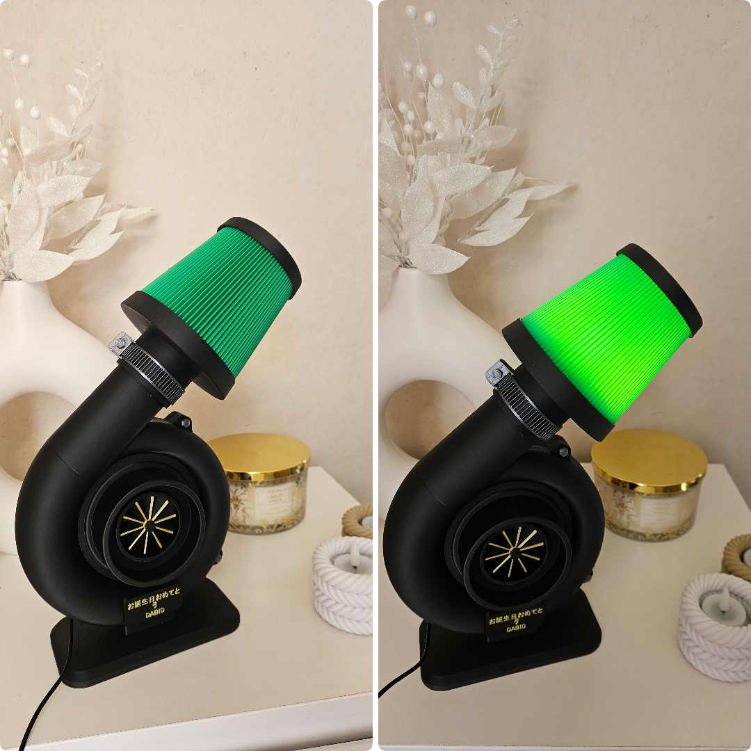 TURBO LAMP - dekoratívna lampa v tvare turba - 4