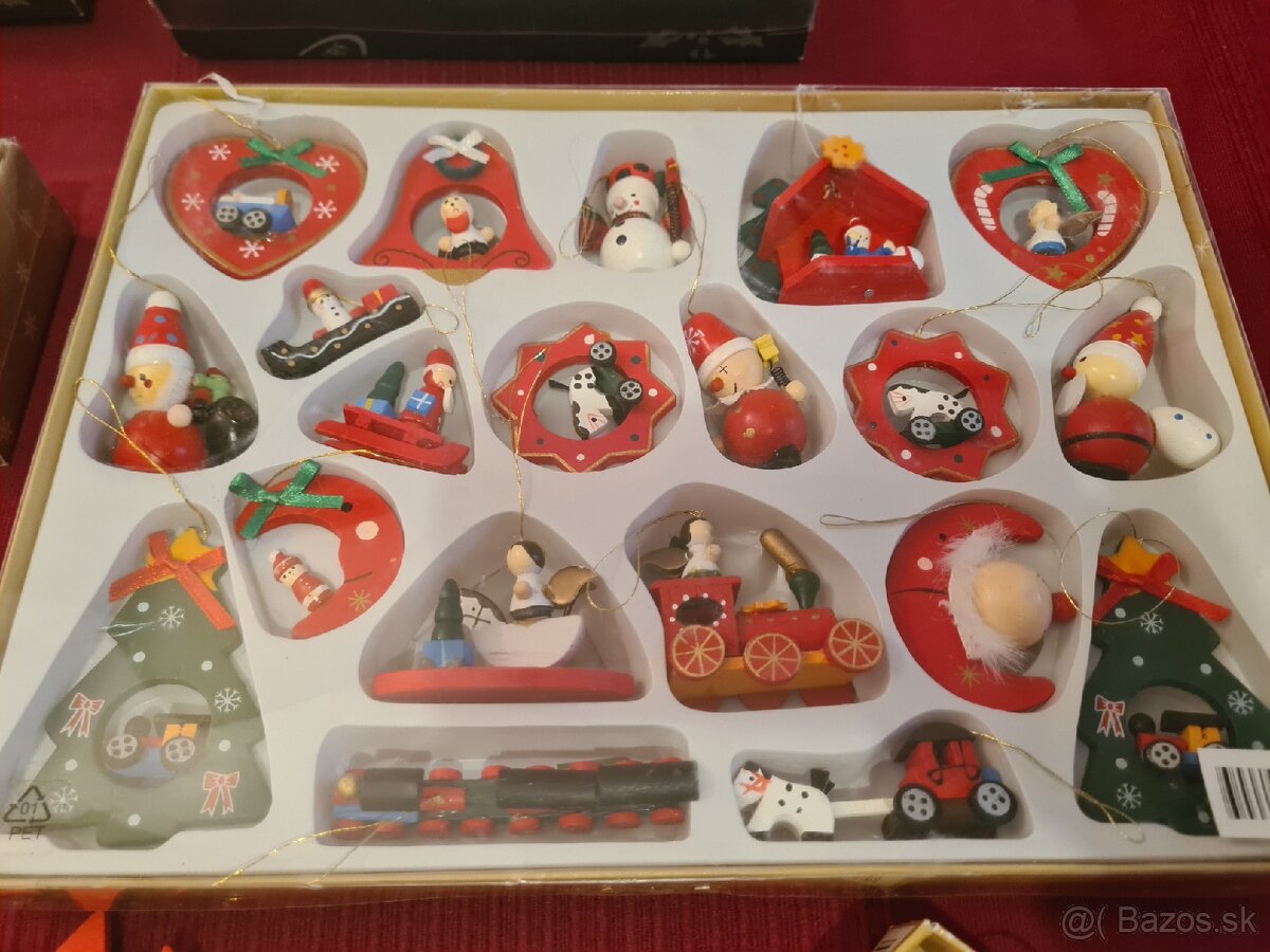 Drevené vianočné ozdoby - 4
